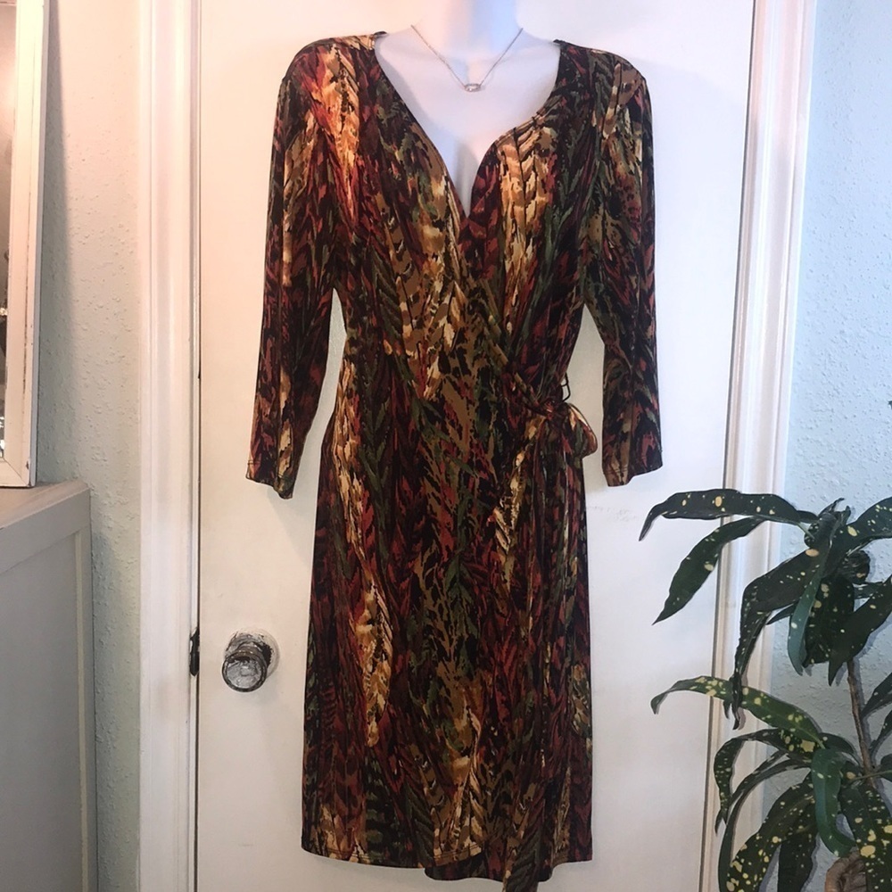 SOHO Apparel Ltd Wrap Dress Size 1XP